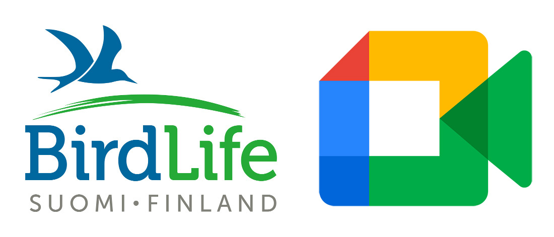 BirdlifeSuomi-GoogleMeet logot