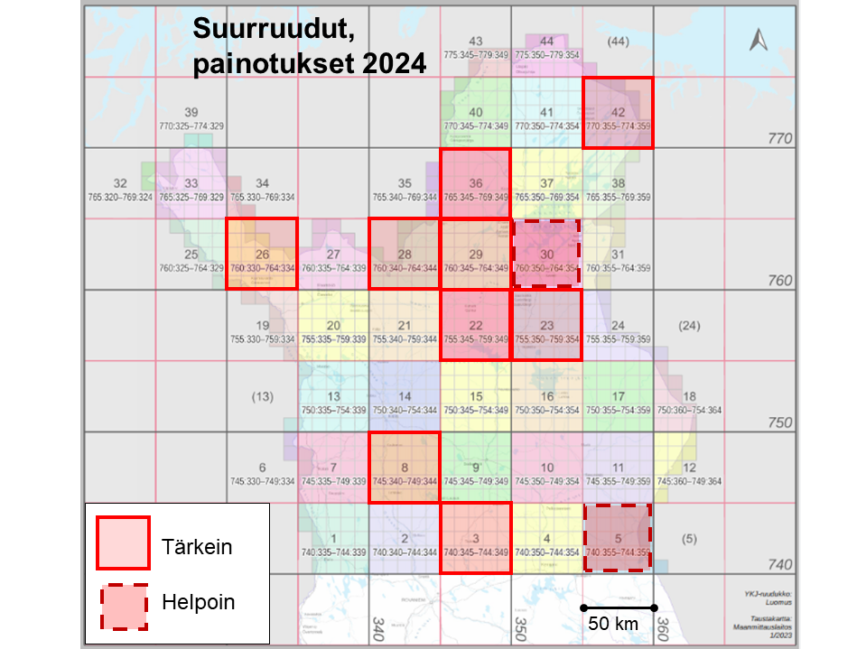 Priorisoitavat suurruudut 2024